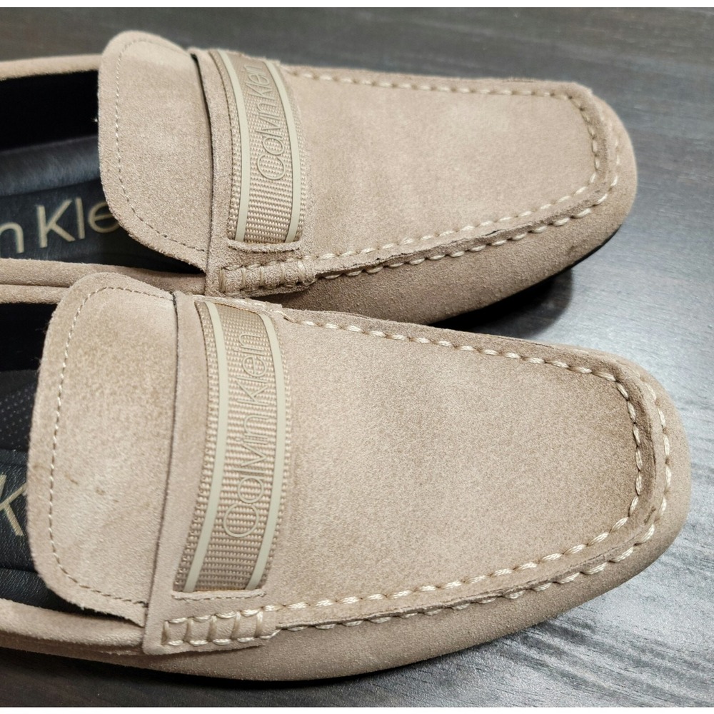 Calvin Klein Oliver Suede Men Driver Shoes Size 10.5US with Box - Picture 4 of 13